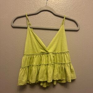 Lime green blouse